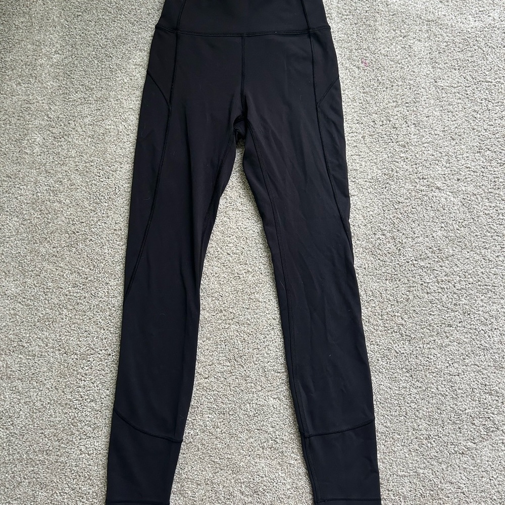 Lululemon Women's Black High-Waisted Leggings